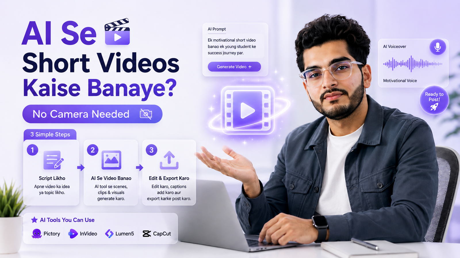 AI Se Short Videos Kaise Banaye? No Camera Needed
