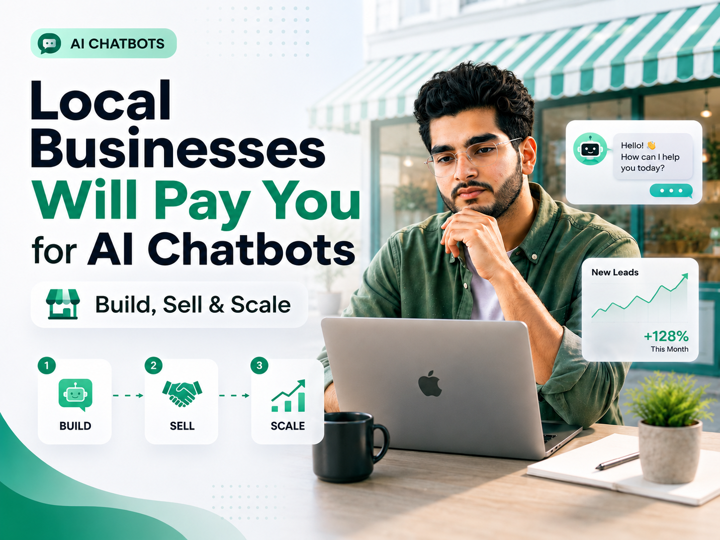 Local Businesses Will Pay You for AI Chatbots — Build, Sell & Scale