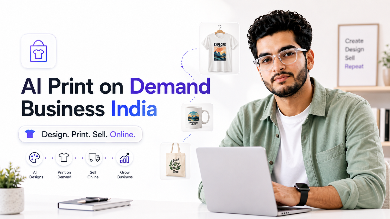 AI Print on Demand Business India: Complete Beginner Guide 2026