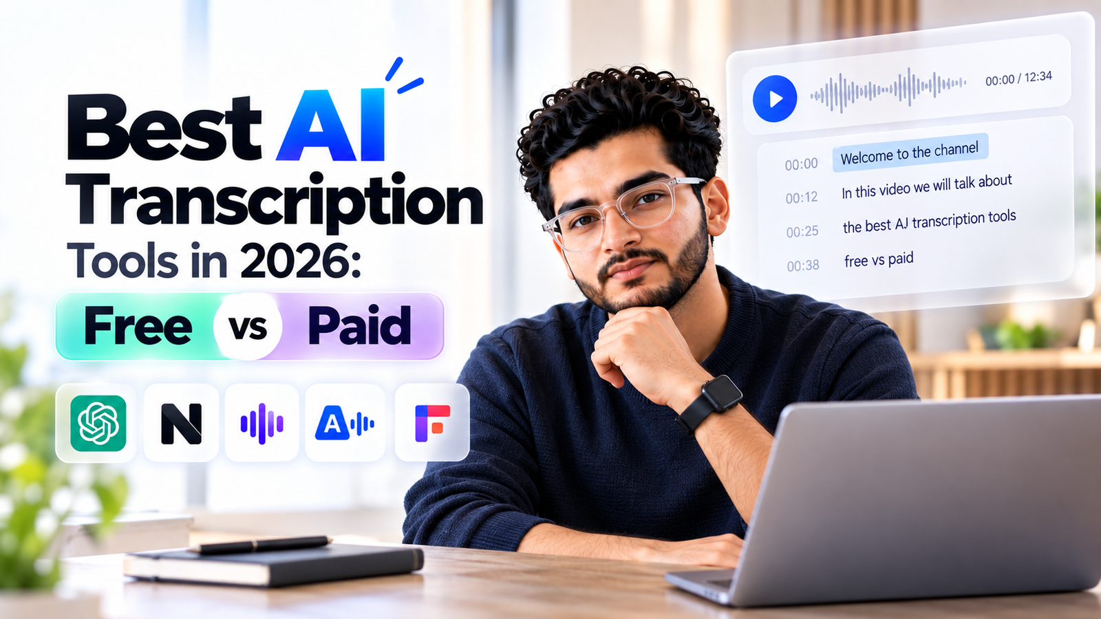 Best AI Transcription Tools in 2026: Free vs Paid