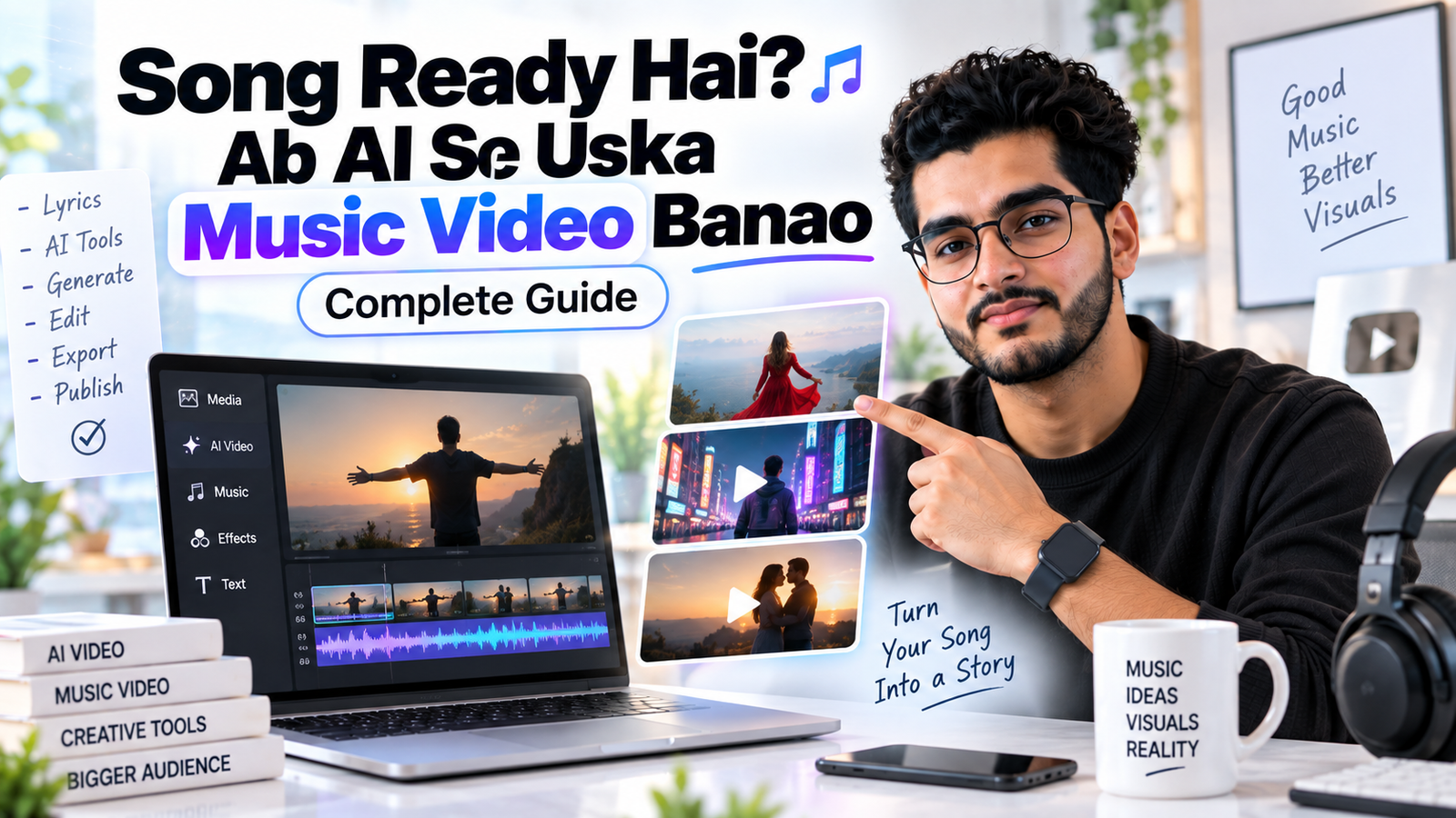 Song Ready Hai? Ab AI Se Uska Music Video Banao (Complete Guide)