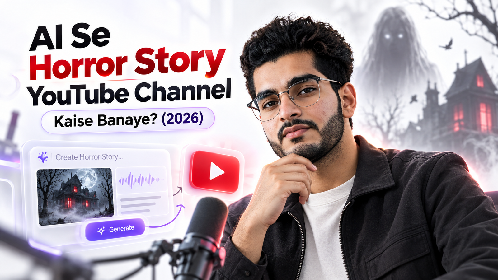 AI Se Horror Story YouTube Channel Kaise Banaye? (2026)