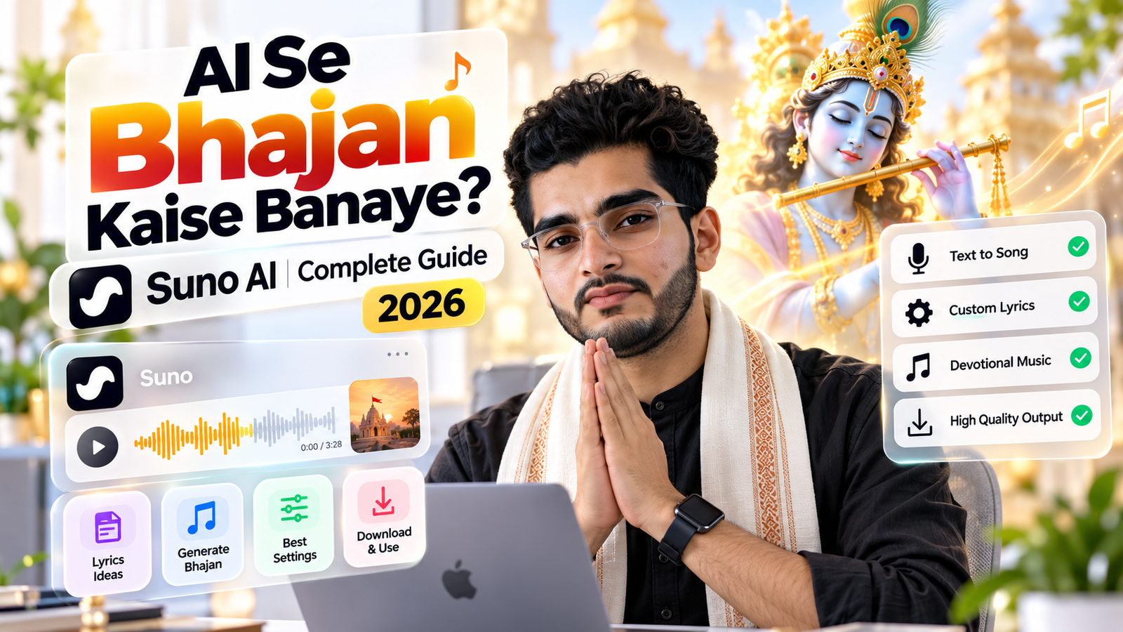 AI Se Bhajan Kaise Banaye? Suno AI for Devotional Song