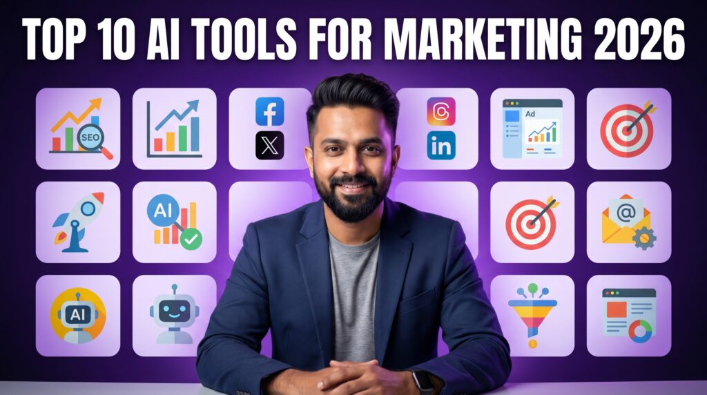 Top 10 AI Tools for Digital Marketers