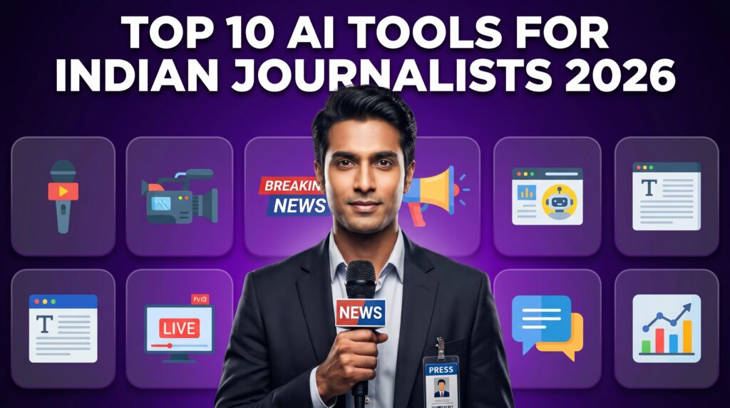 Top 10 AI tools for journalists and news reporters in 2026